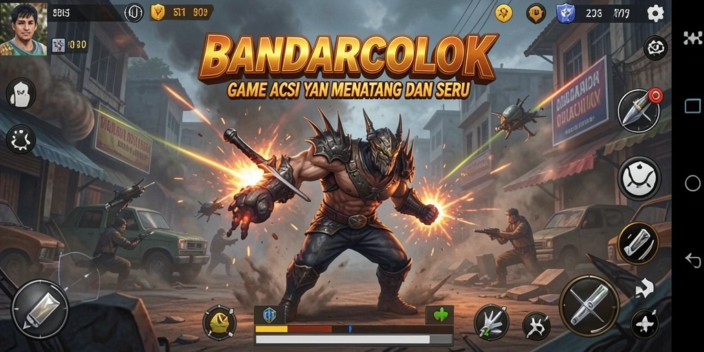 Tampilan seru dari gameplay BANDARCOLOK yang mendebarkan.