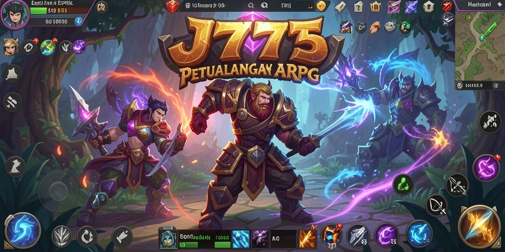 Tangkapan layar gameplay JT777 menampilkan aksi pertempuran yang seru.