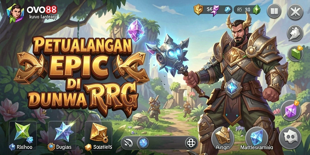 Tampilan seru gameplay RPG di OVO88 dengan grafis menawan.