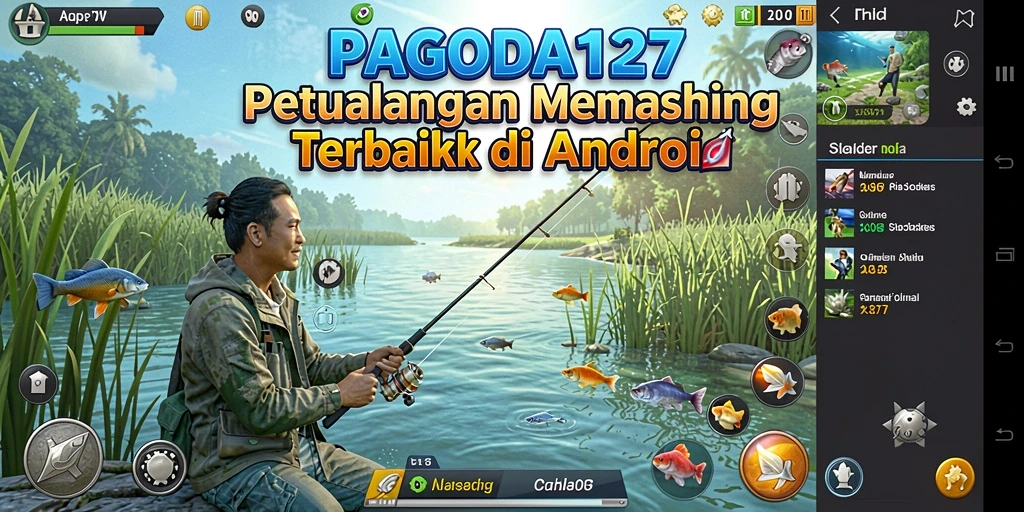 Tangkapan ikan seru di PAGODA127, visual yang memukau.