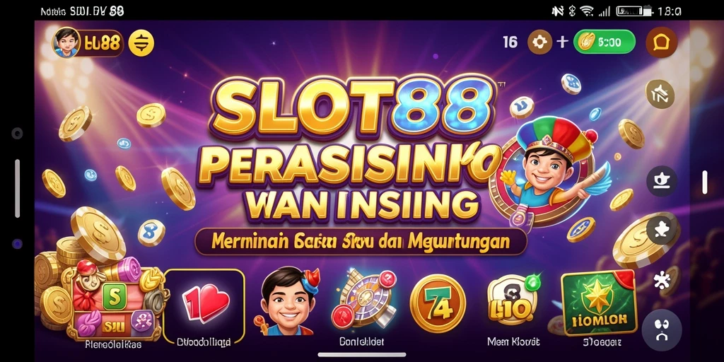 Tampilan gameplay SLOT88 yang menegangkan dan menyenangkan.