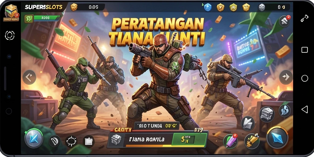 Tampilkan aksi bertahan hidup di arena pertarungan SUPERSLOTS.